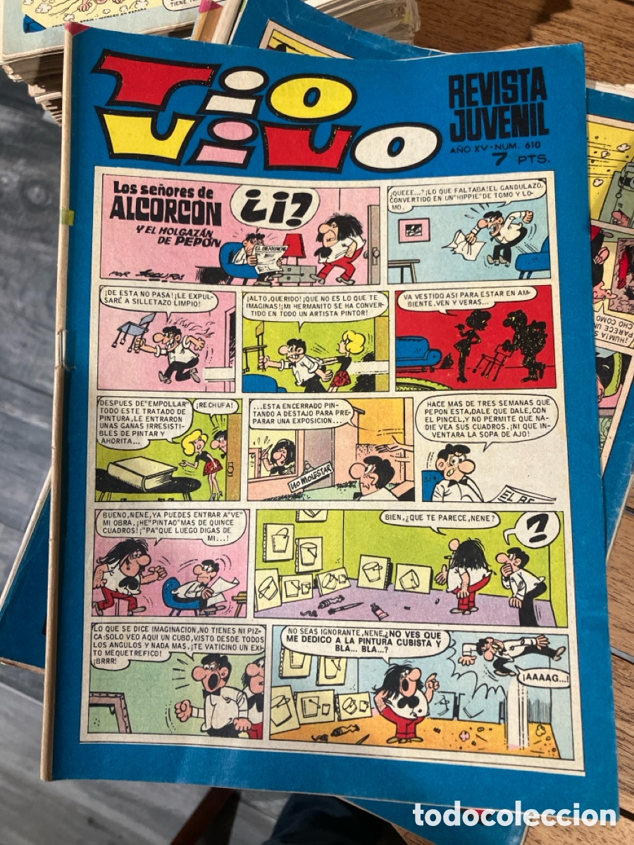 BDs: T&Iacute;O VIVO - N&Uacute;MERO 610 - REVISTA JUVENIL - BRUGUERA