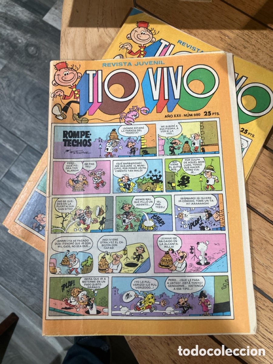 BDs: T&Iacute;O VIVO - N&Uacute;MERO 980 - REVISTA JUVENIL - BRUGUERA