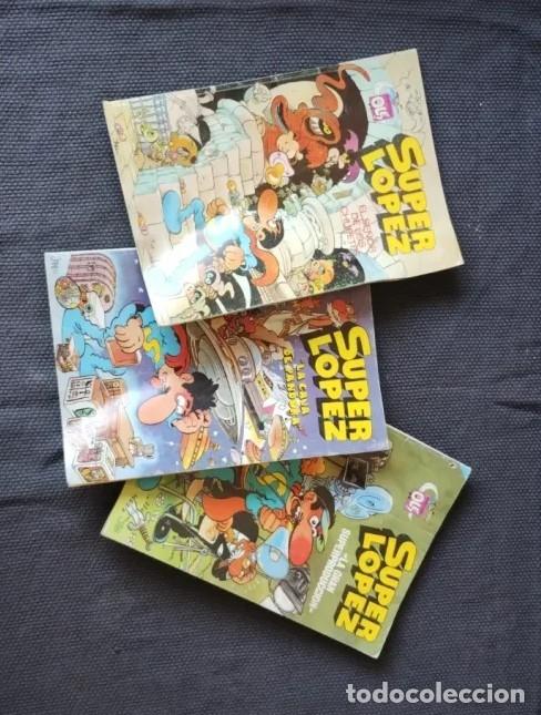 Tebeos: LOTE 3 C&Oacute;MICS SUPERL&Oacute;PEZ (N&ordm; 5, 8 y 9) - Colecci&oacute;n Ol&eacute; - Jan - Editorial Bruguera, 1982