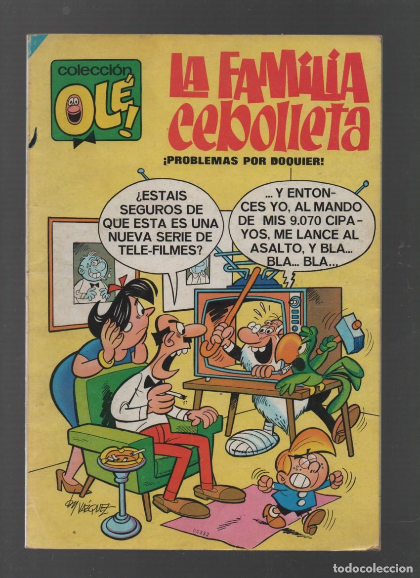 Tebeos: COLECCION OLE. LA FAMILIA CEBOLLETA. N&ordm; 4. PROBLEMAS POR DOQUIER. BRUGUERA