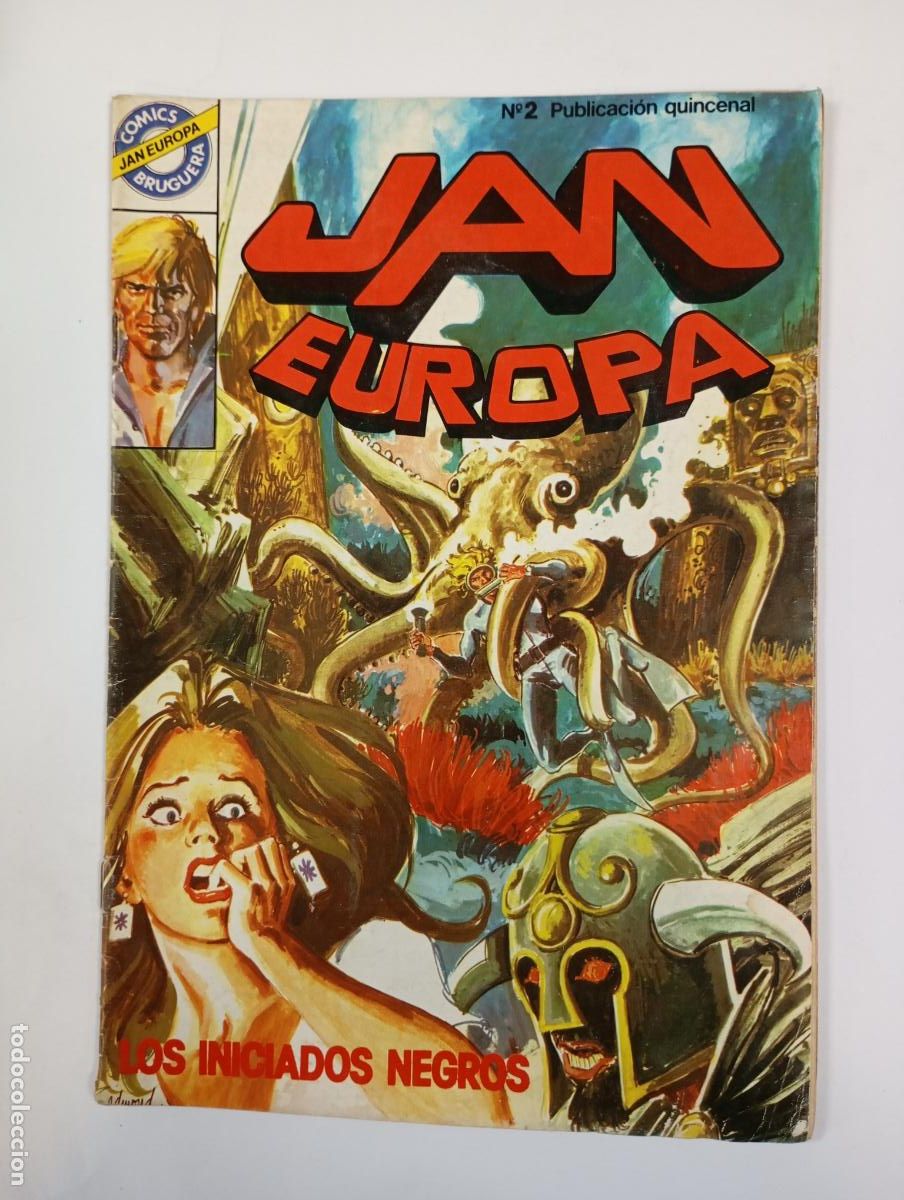 Tebeos: JAN EUROPA N&ordm; 2. LOS INICIADOS NEGROS. BRUGUERA. TDKR70