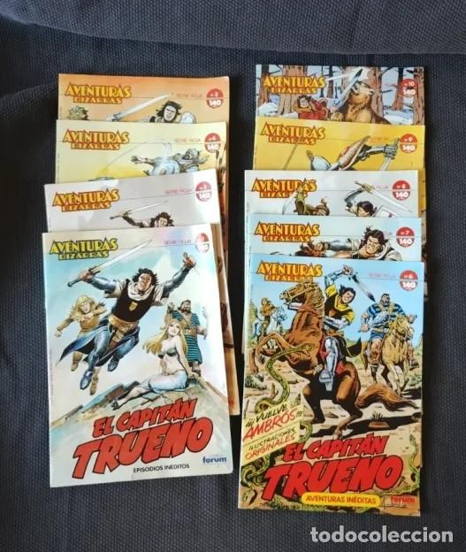 Tebeos: Lote 9 primeros n&uacute;ms Capit&aacute;n Trueno (1987) Aventuras In&eacute;ditas Forum - Mora y Bermejo