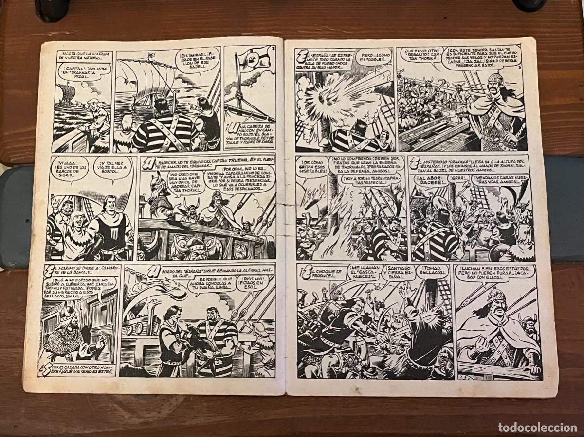 Tebeos: COMIC CAPITAN TRUENO ORIGINAL ALMANAQUE 1959 - Foto 3
