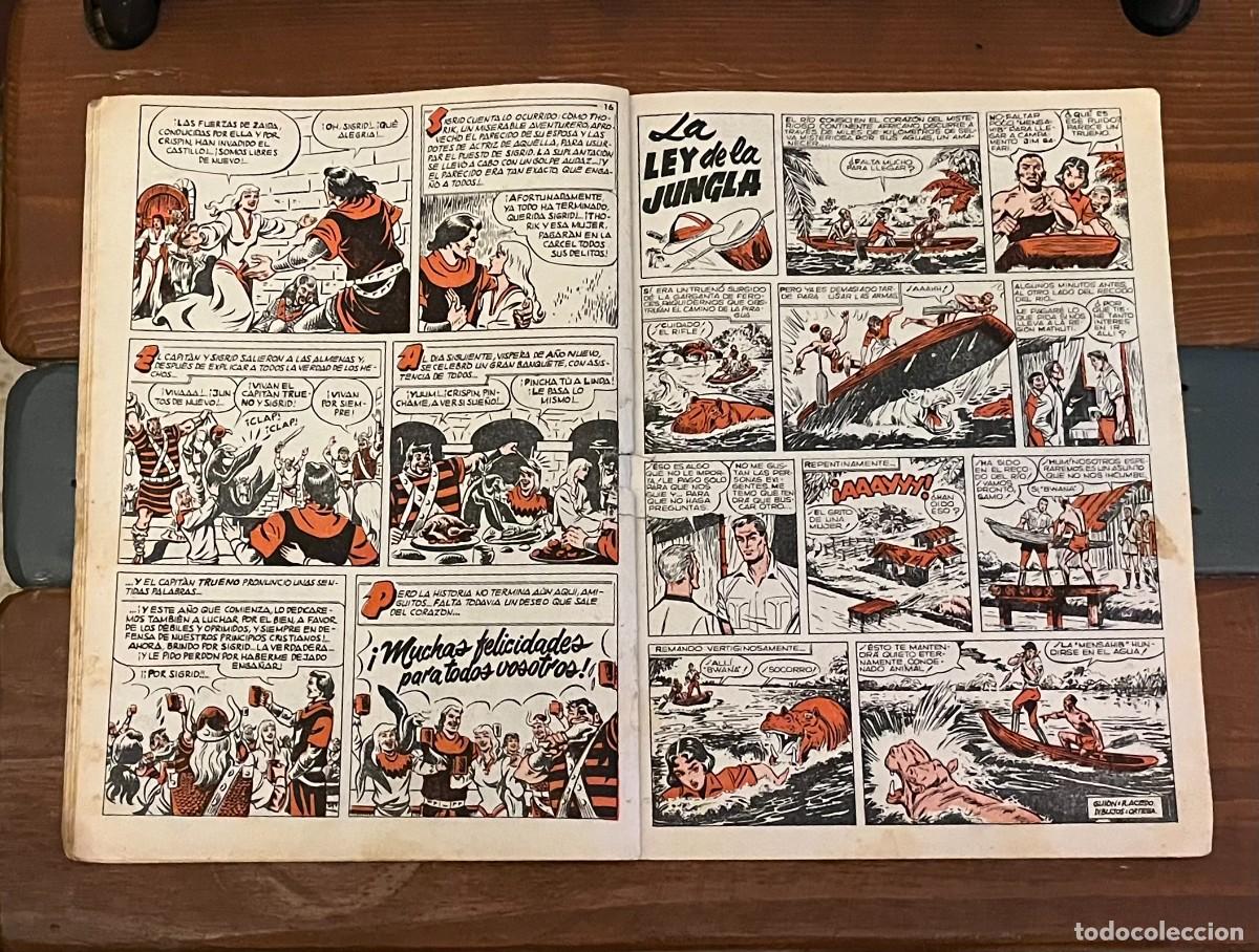 Tebeos: COMIC CAPITAN TRUENO ORIGINAL ALMANAQUE 1959 - Foto 10