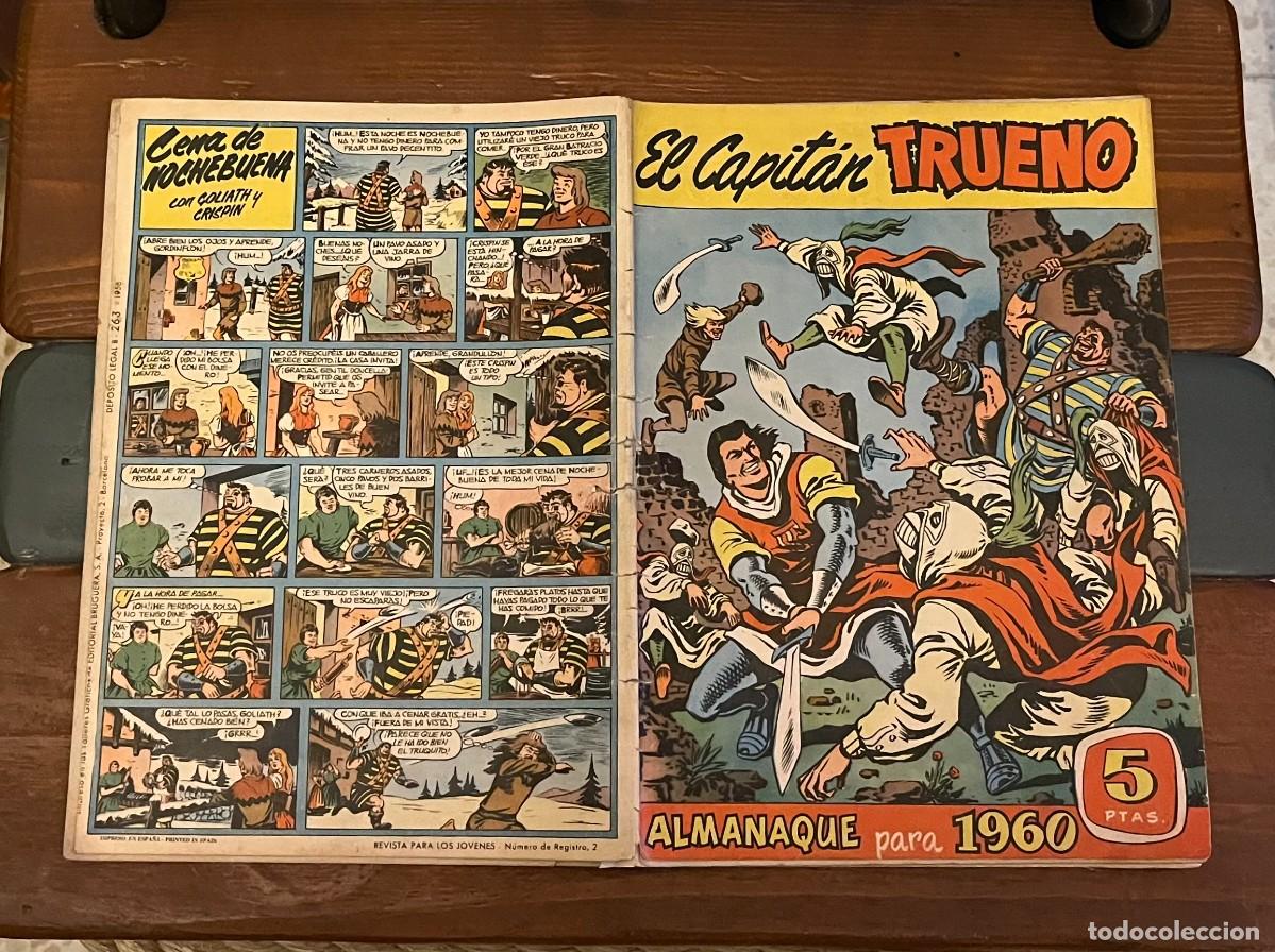 Tebeos: COMIC CAPITAN TRUENO ORIGINAL ALMANAQUE 1960