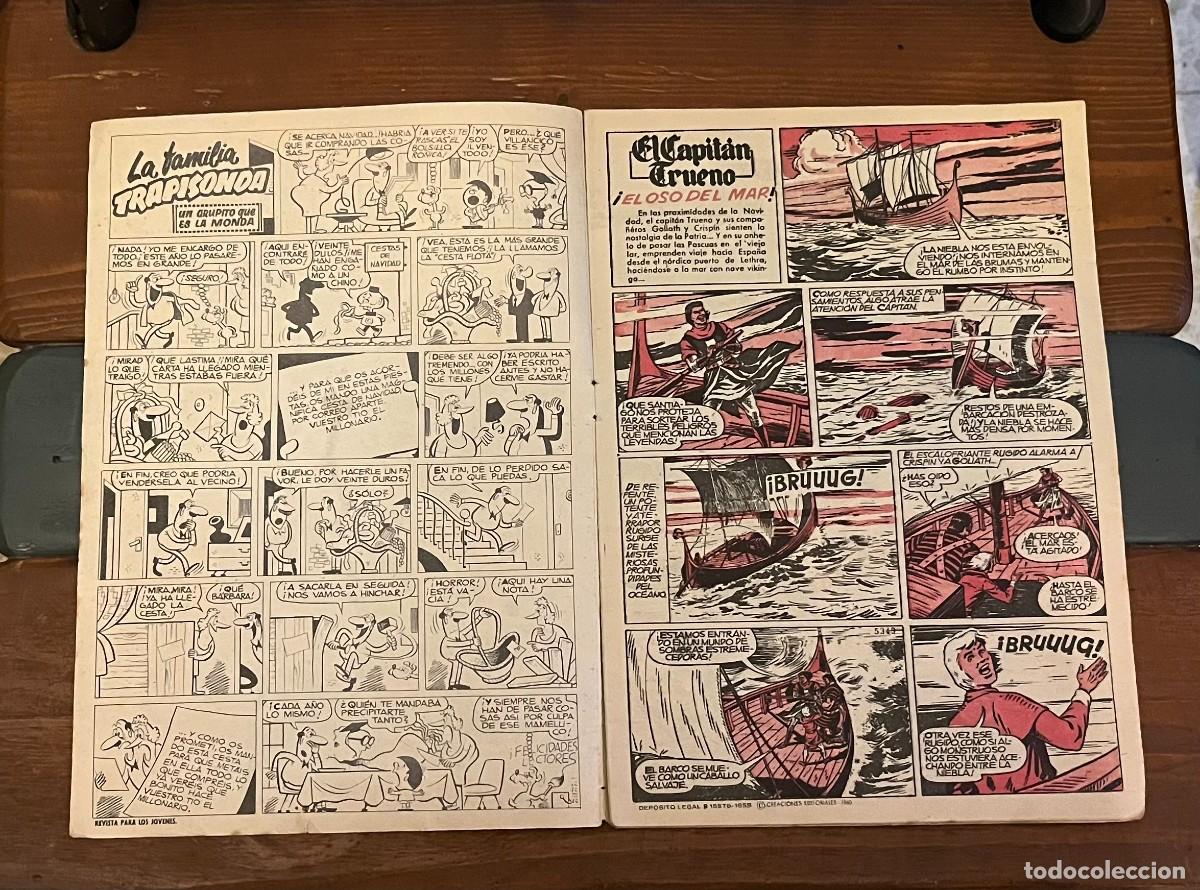 Tebeos: COMIC CAPITAN TRUENO EXTRA ORIGINAL ALMANAQUE 1961 - Foto 2