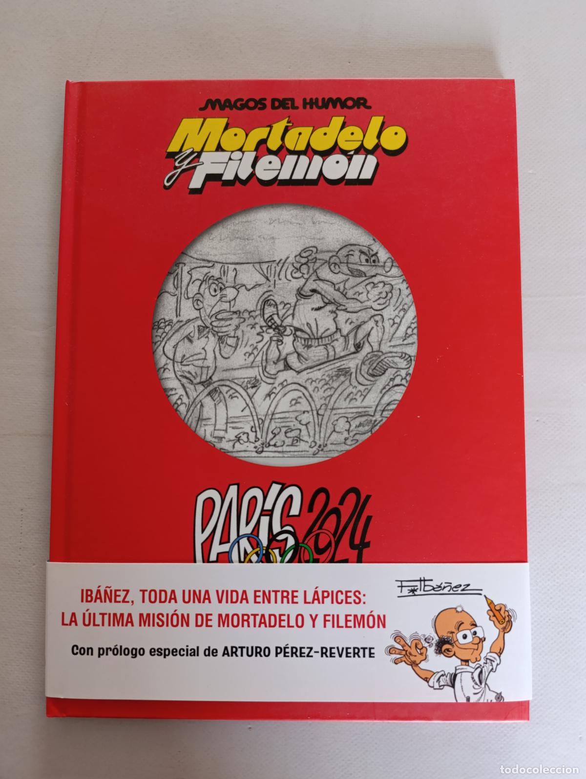Tebeos: MORTADELO Y FILEMON - PARIS 2024 - MAGOS DEL HUMOR N&ordm; 222 - IBA&Ntilde;EZ - BRUGUERA - TAPA DURA (IQ)