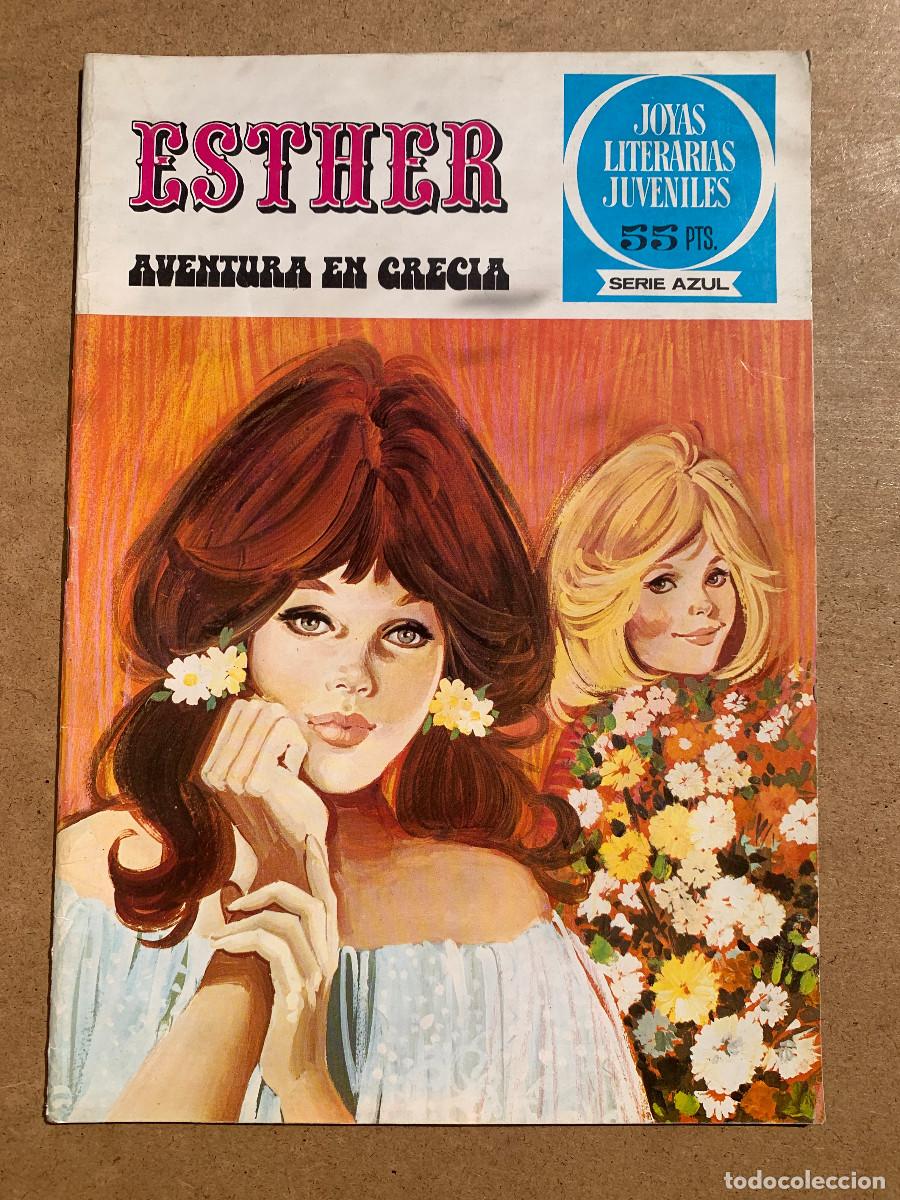 Tebeos: Joyas Literarias Juveniles Serie Azul n&ordm; 22: Esther Aventura en Grecia - Excelente Estado