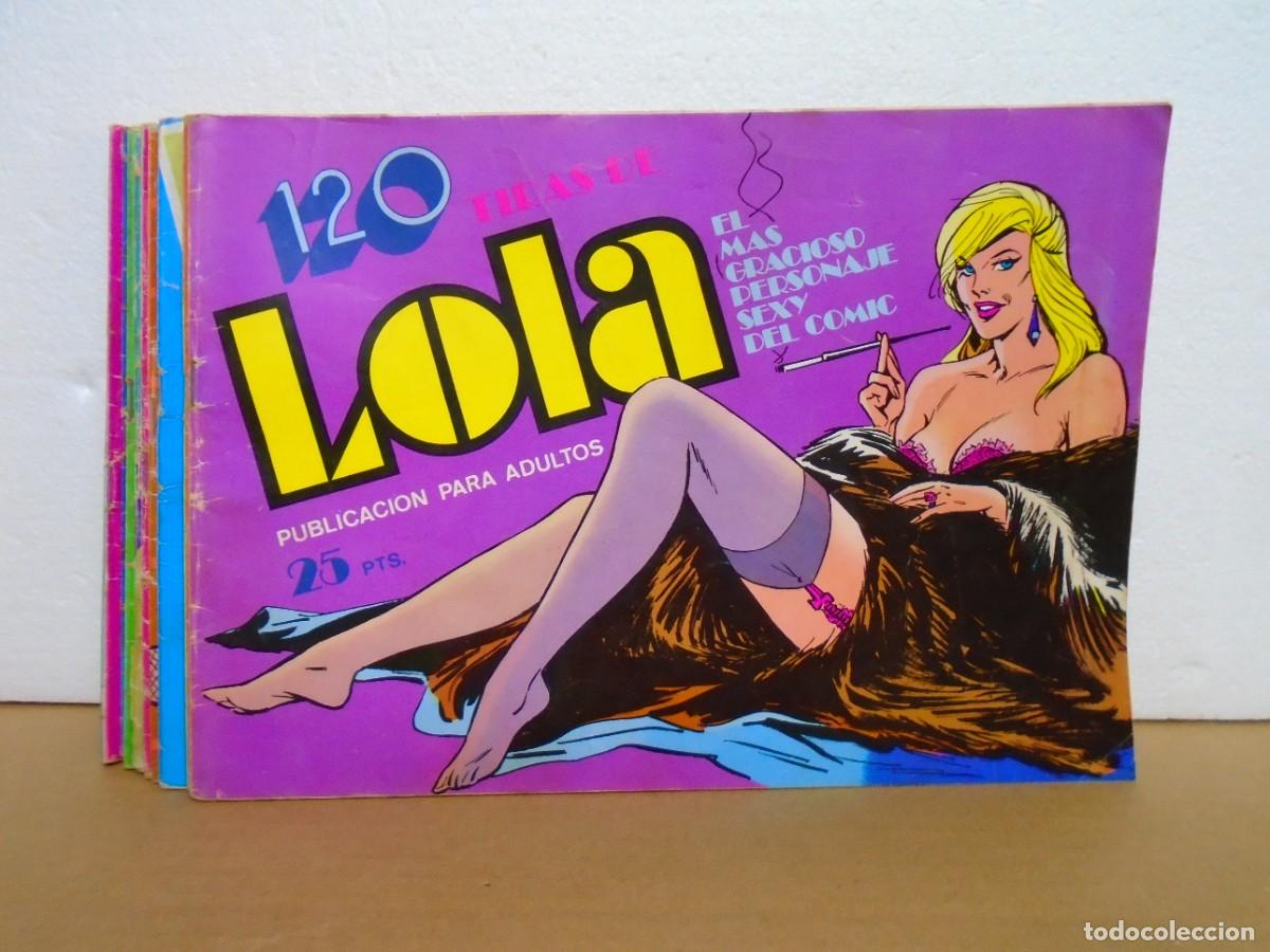 Tebeos: 120 TIRAS CON &rdquo;LOLA&rdquo;EDIT.BRUGUERA/1975-76/9 NUMEROS,VER RELACION.