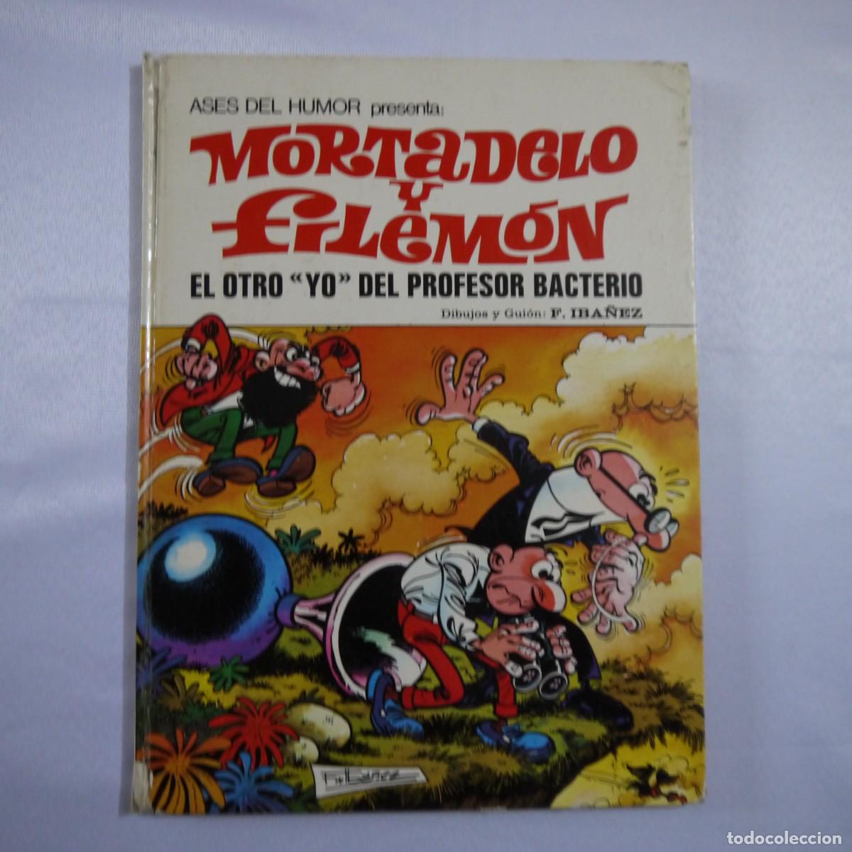 Tebeos: MORTADELO Y FILEM&Oacute;N. COLECCI&Oacute;N ASES DEL HUMOR N.&ordm; 24. EL OTRO YO DEL PROFESOR BACTERIO - BRUGUERA -