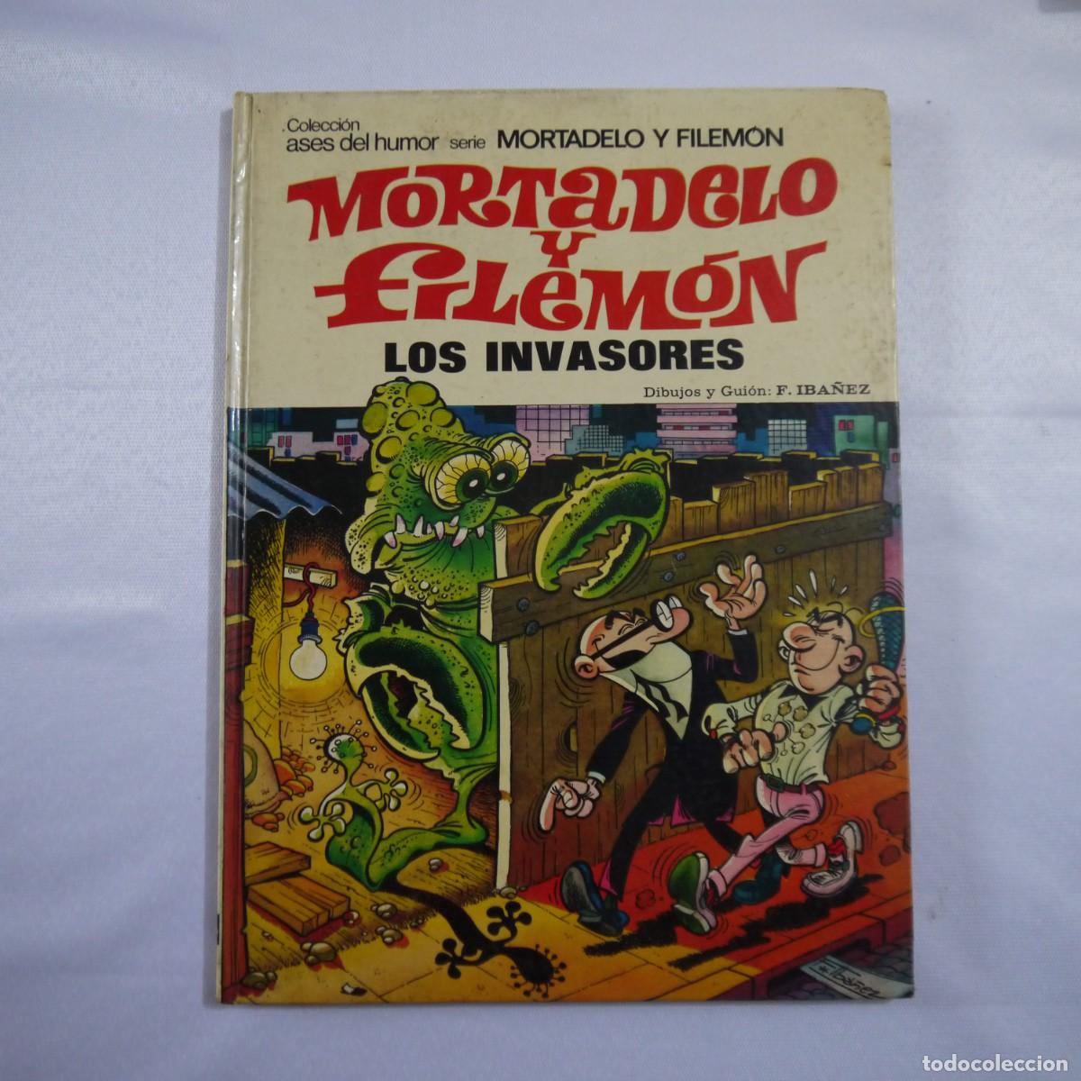 Tebeos: MORTADELO Y FILEM&Oacute;N. COLECCI&Oacute;N ASES DEL HUMOR N.&ordm; 29. LOS INVASORES - BRUGUERA - 1974