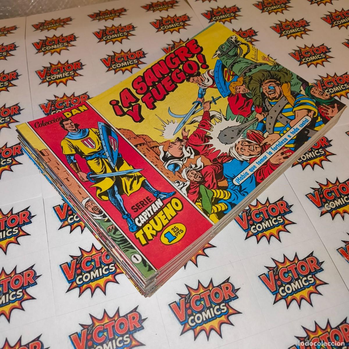 Tebeos: El Capit&aacute;n Trueno colecci&oacute;n Dan 37 grapas facs&iacute;mil