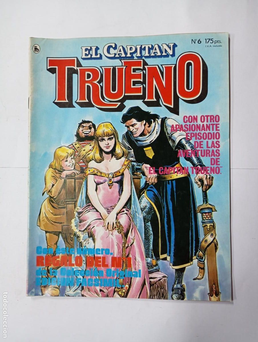 Livros de Banda Desenhada: EL CAPIT&Aacute;N TRUENO N&ordm; 6. BRUGUERA. TDKR18