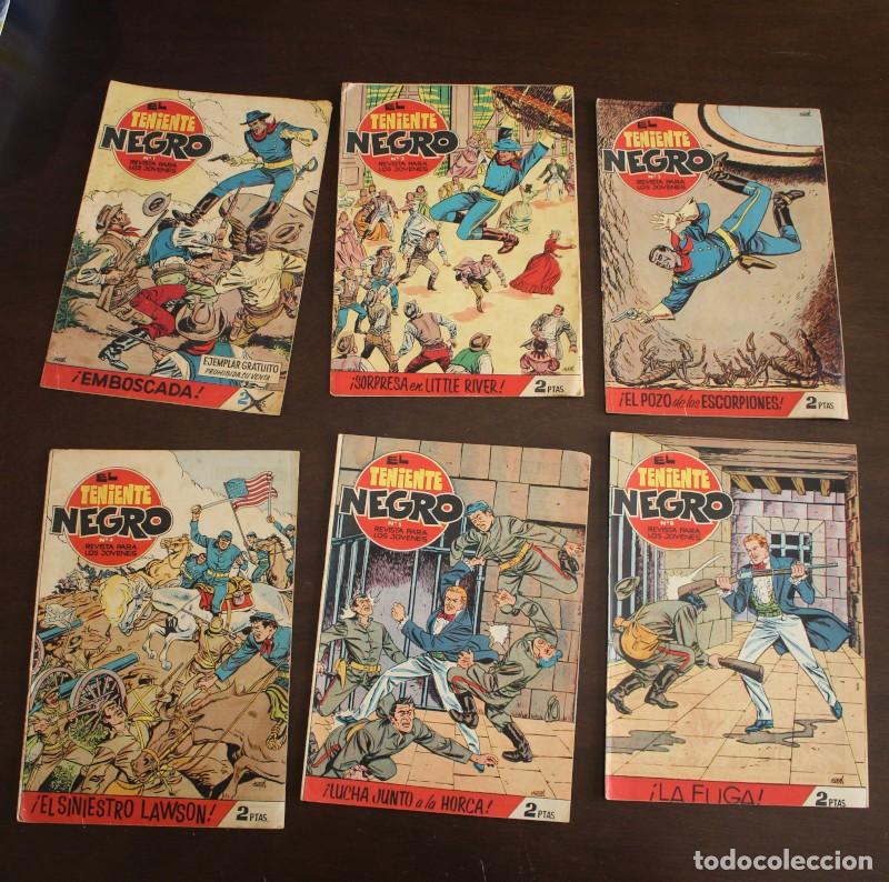 Tebeos: LOTE 18 COMICS EL TENIENTE NEGRO BRUGUERA 1962 1 2 3 4 5 6 7 8 9 10 11 12 13 14 15 16 17 18