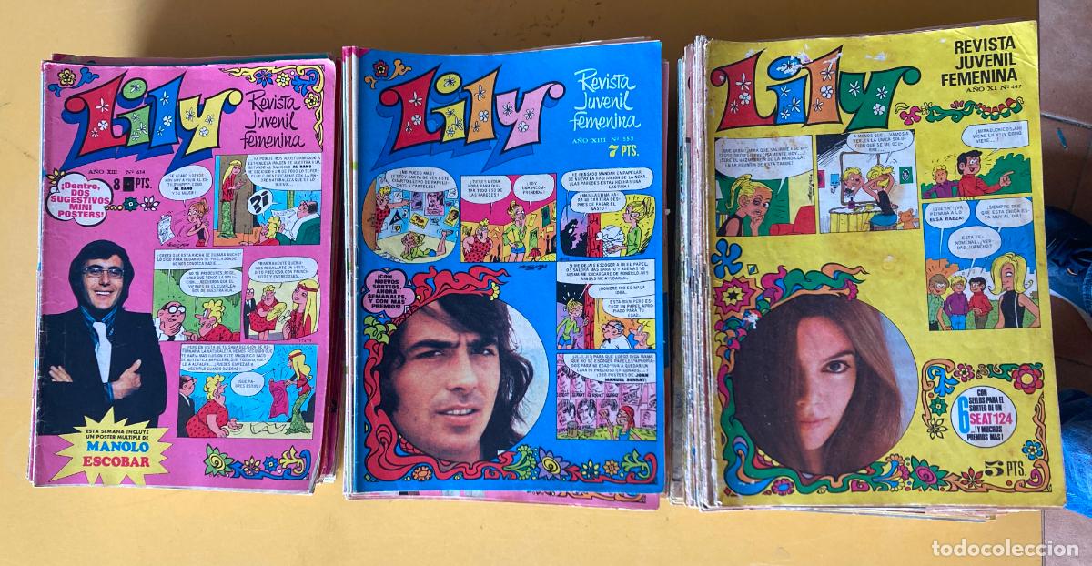 Tebeos: GRAN LOTE DE 176 NUMEROS - LILY, REVISTA JUVENIL FEMENINA - PRIMEROS NUMEROS