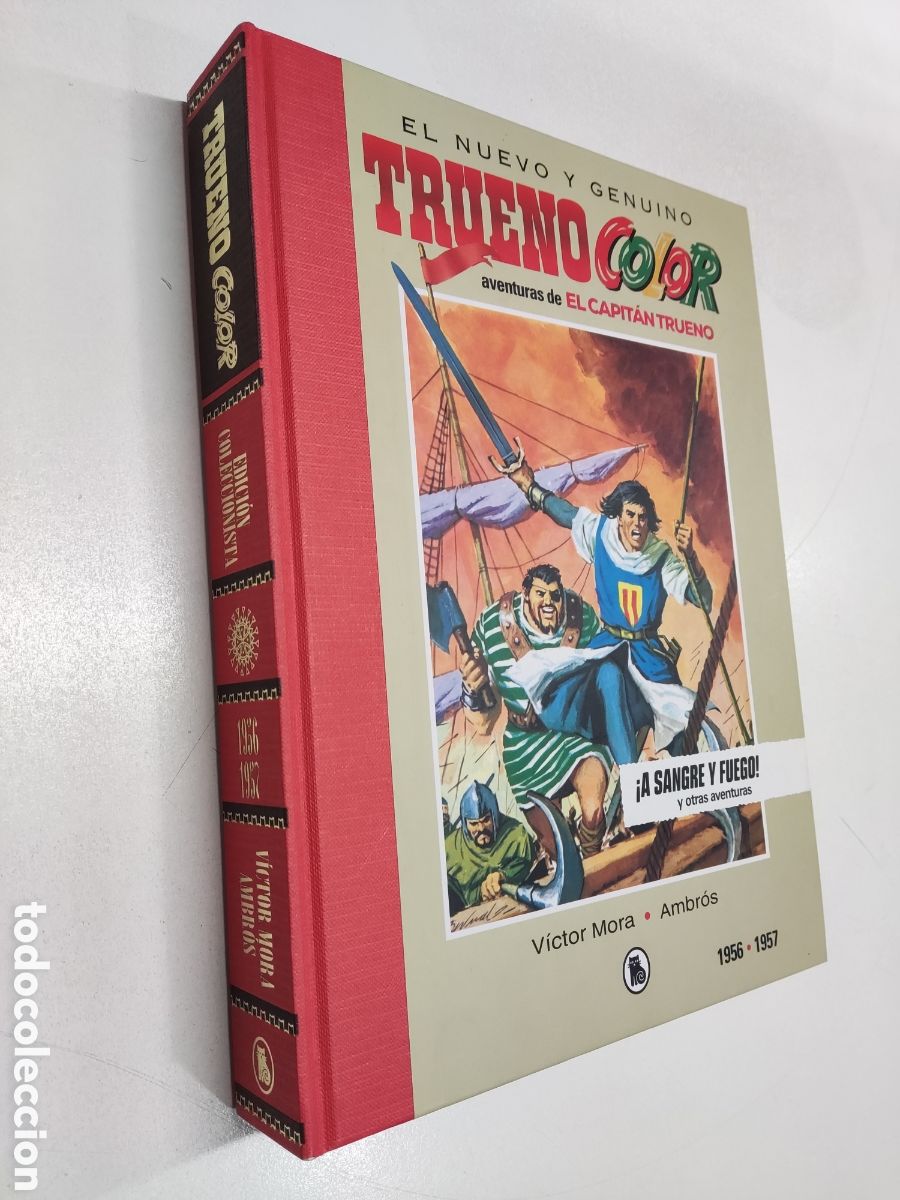 Tebeos: EL CAPITAN TRUENO 1 A SANGRE Y FUEGO EDICI&Oacute;N LIMITADA SD 1956 - 1957 COLOR