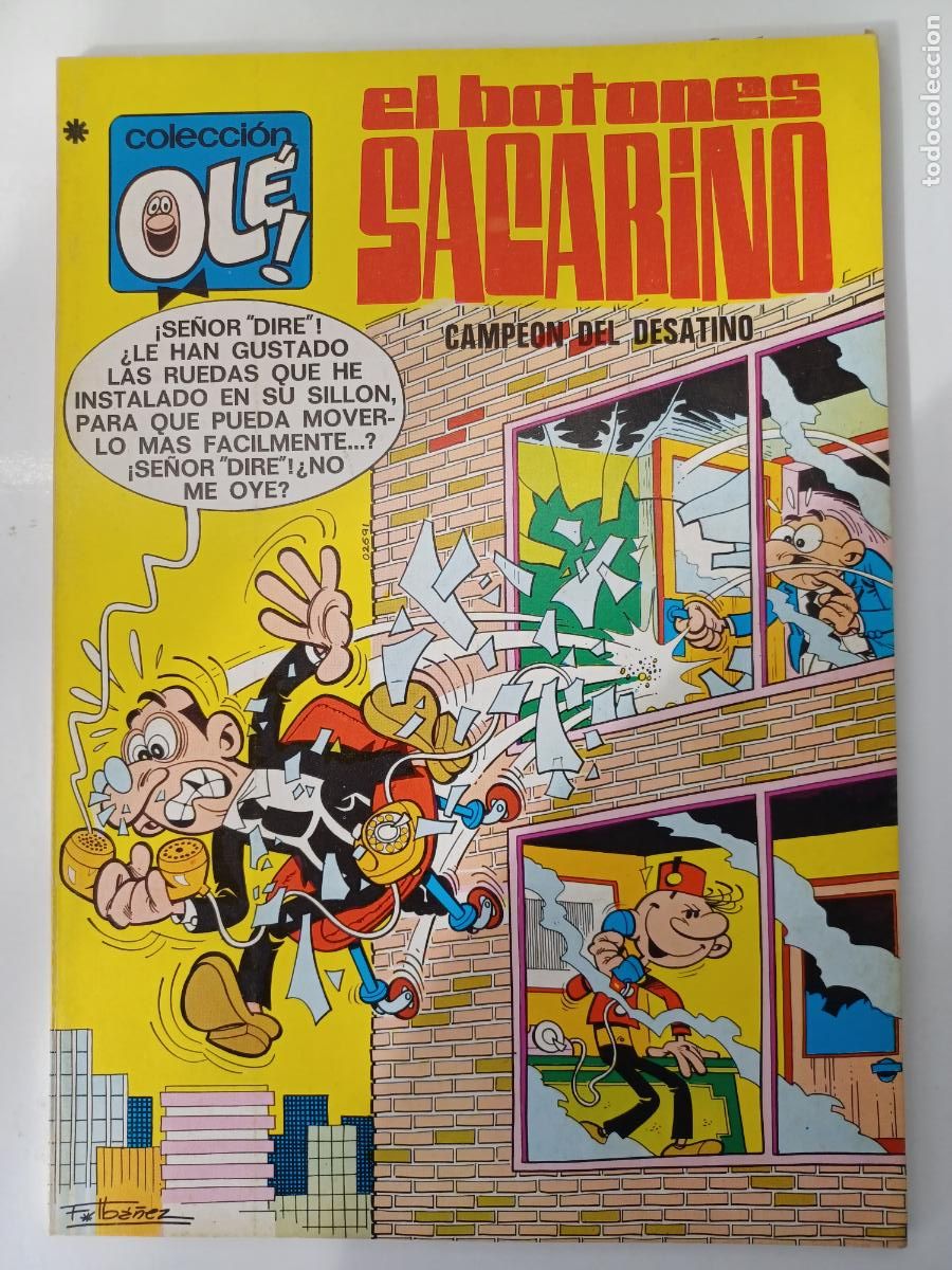 Tebeos: OL&Eacute; 15 - EL BOTONES SACARINO - CAMPE&Oacute;N DEL DESATINO