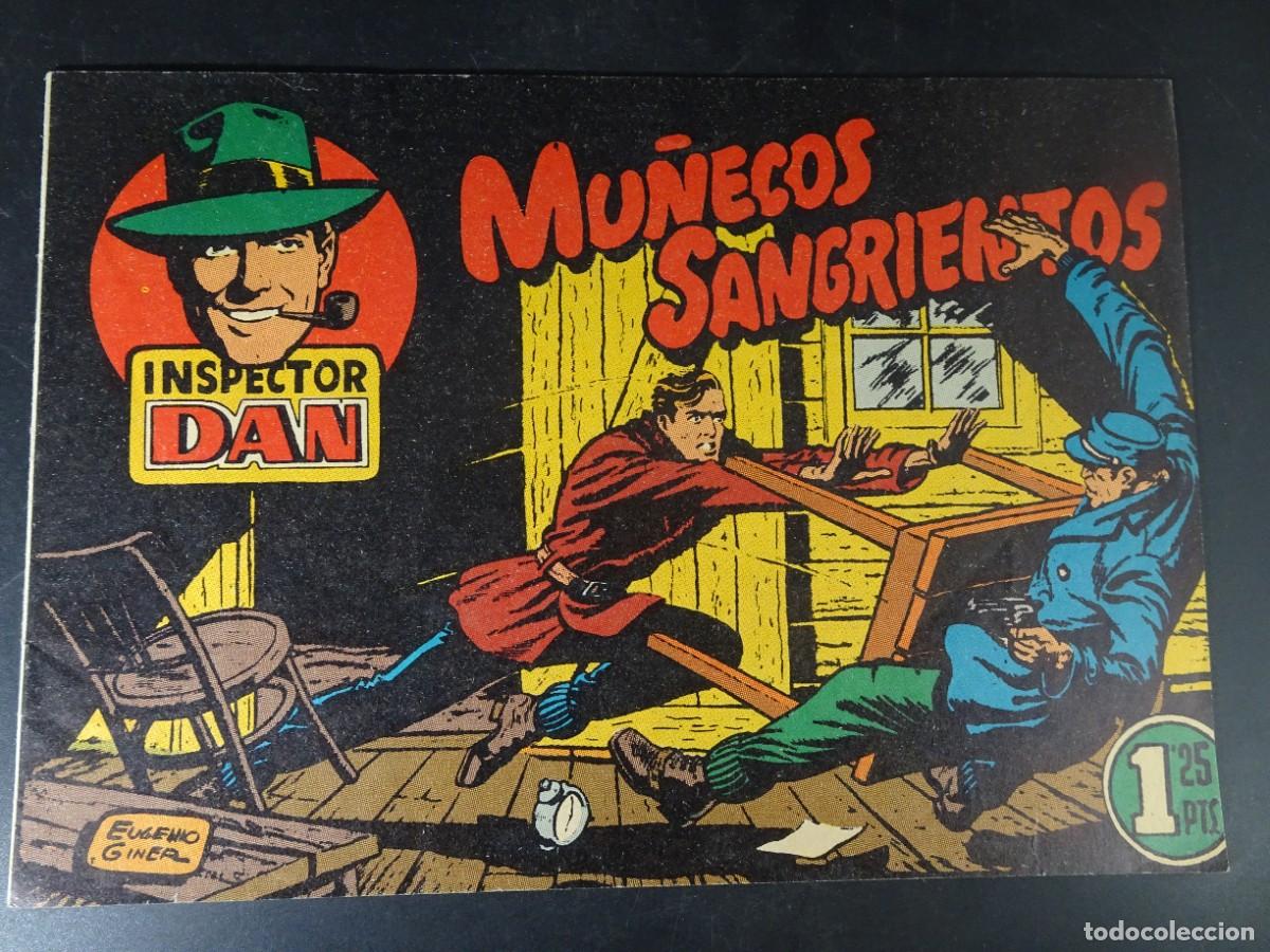 Tebeos: COMIC, INSPECTOR DAN N&ordm; 1 ,MU&Ntilde;ECOS SANGRIENTOS ,BRUGUERA, VER FOTOS