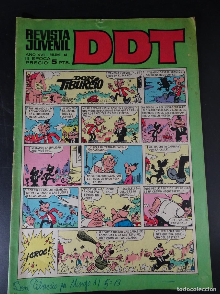 Tebeos: COMIC, DDT, N&ordm; 61, BRUGUERA, VER FOTOS