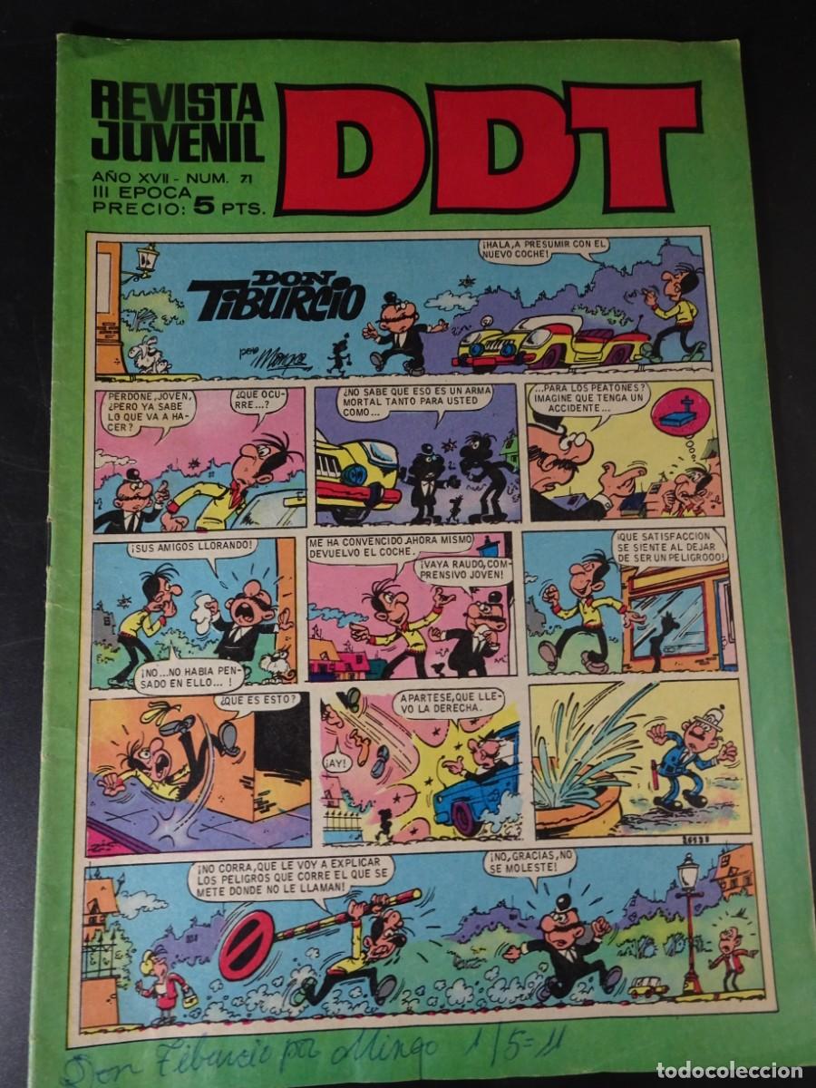 Tebeos: COMIC, DDT, N&ordm; 71, BRUGUERA, VER FOTOS