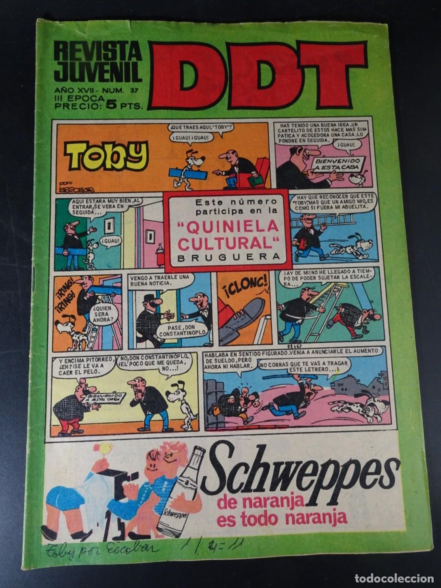 Tebeos: COMIC, DDT, N&ordm; 37, BRUGUERA, VER FOTOS