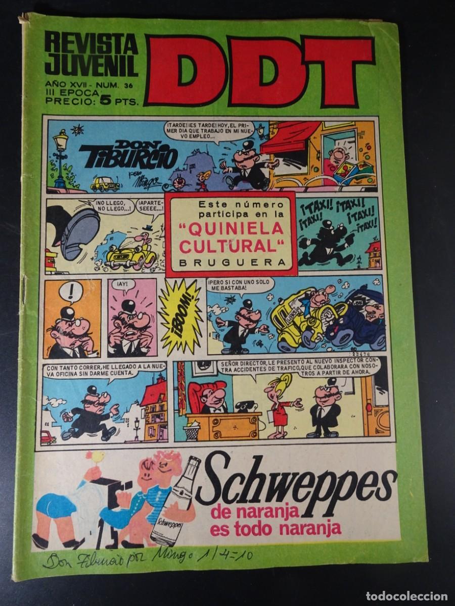Tebeos: COMIC, DDT, N&ordm; 36, BRUGUERA, VER FOTOS