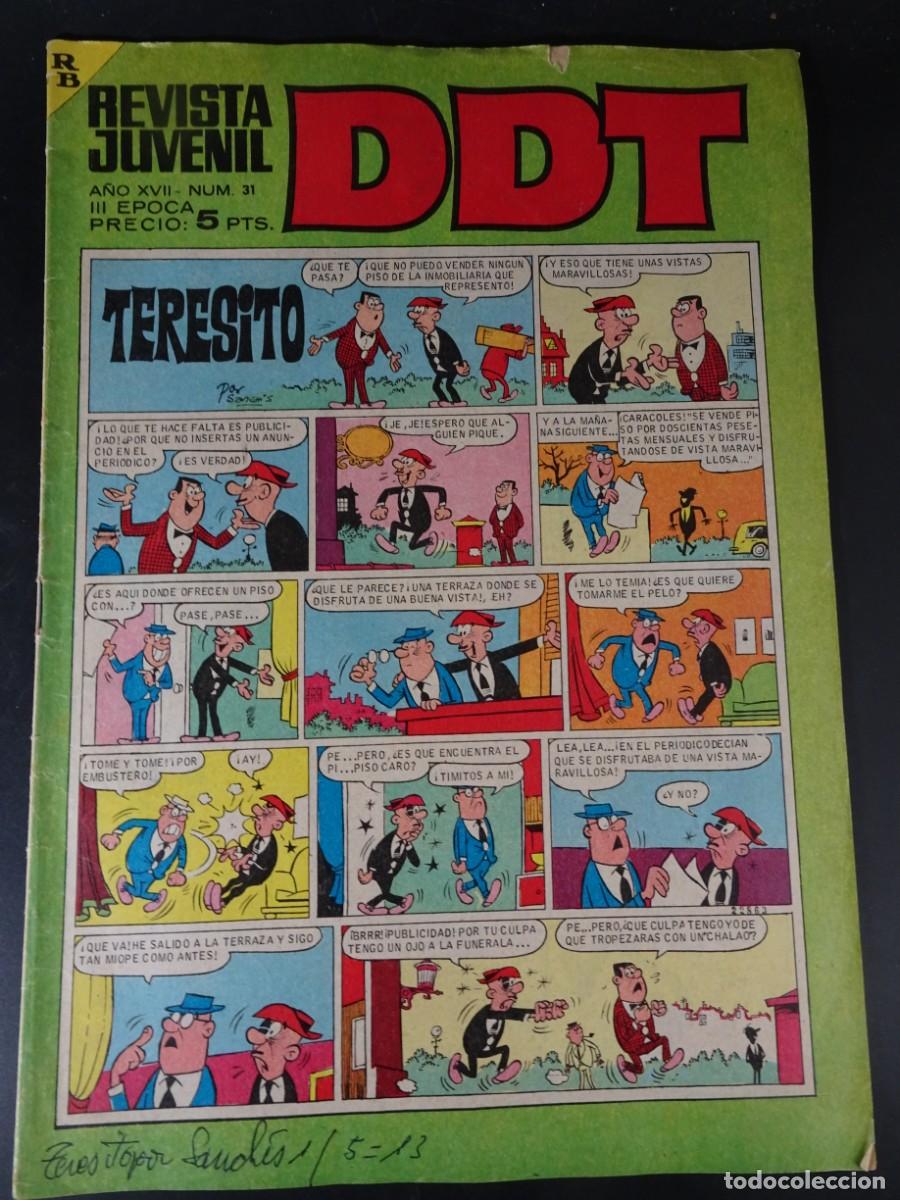 Tebeos: COMIC, DDT, N&ordm; 31, BRUGUERA, VER FOTOS