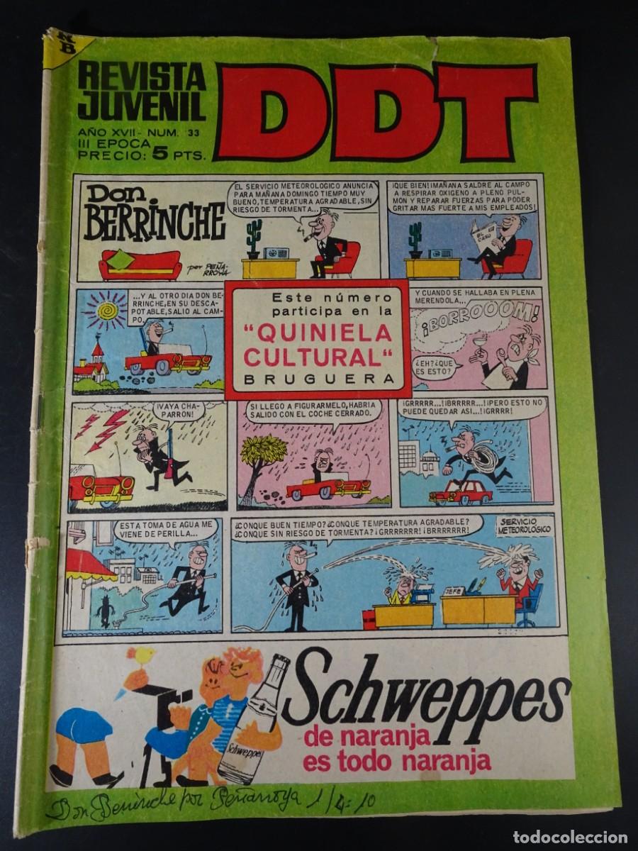 Tebeos: COMIC, DDT, N&ordm; 33, BRUGUERA, VER FOTOS