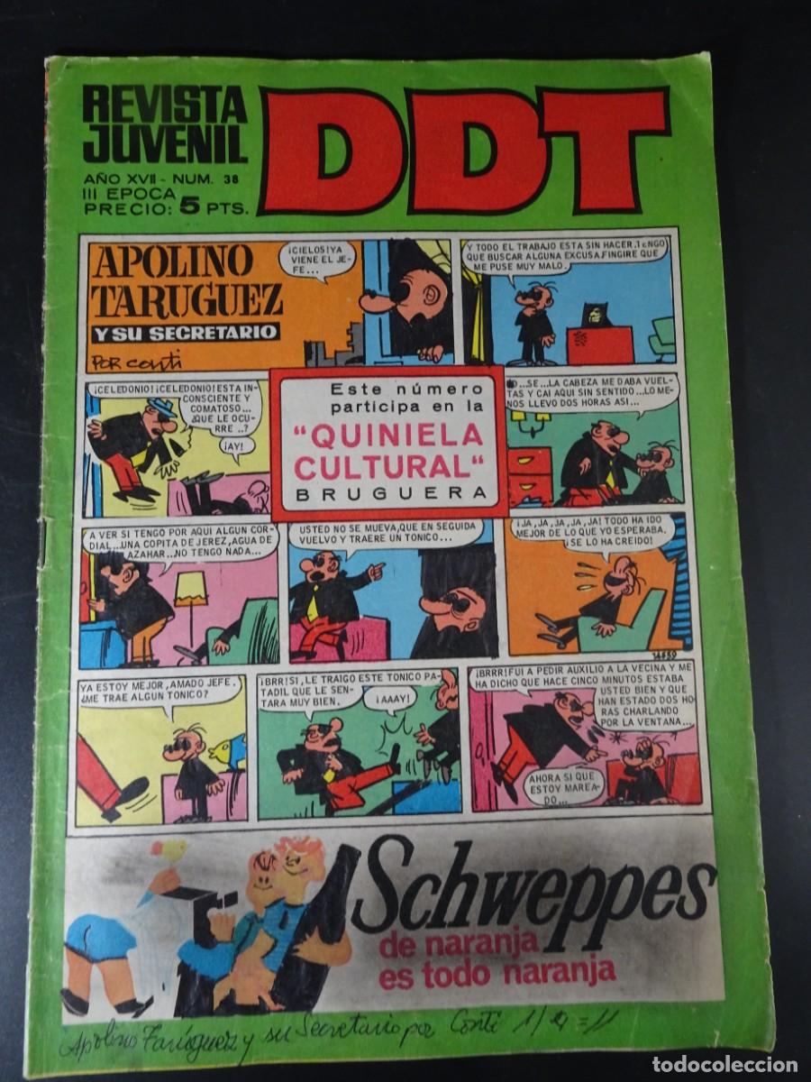 Tebeos: COMIC, DDT, N&ordm; 38, BRUGUERA, VER FOTOS