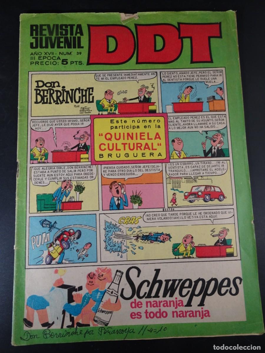 Tebeos: COMIC, DDT, N&ordm; 39, BRUGUERA, VER FOTOS