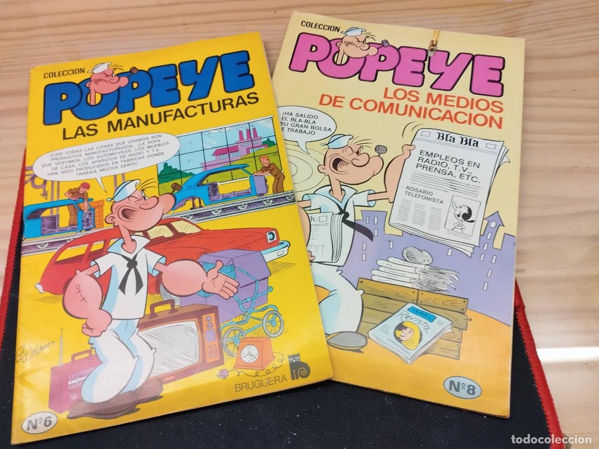 Tebeos: Dos comics Popeye Editorial Bruguera