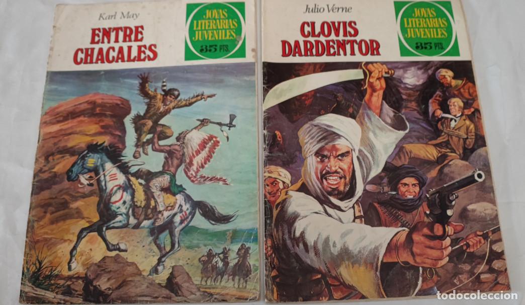 Tebeos: 2 COMIC, JOYAS LITERARIAS JUVENILES, 1979, ENTRE CHACALES, CLOVIS DARDENTOR