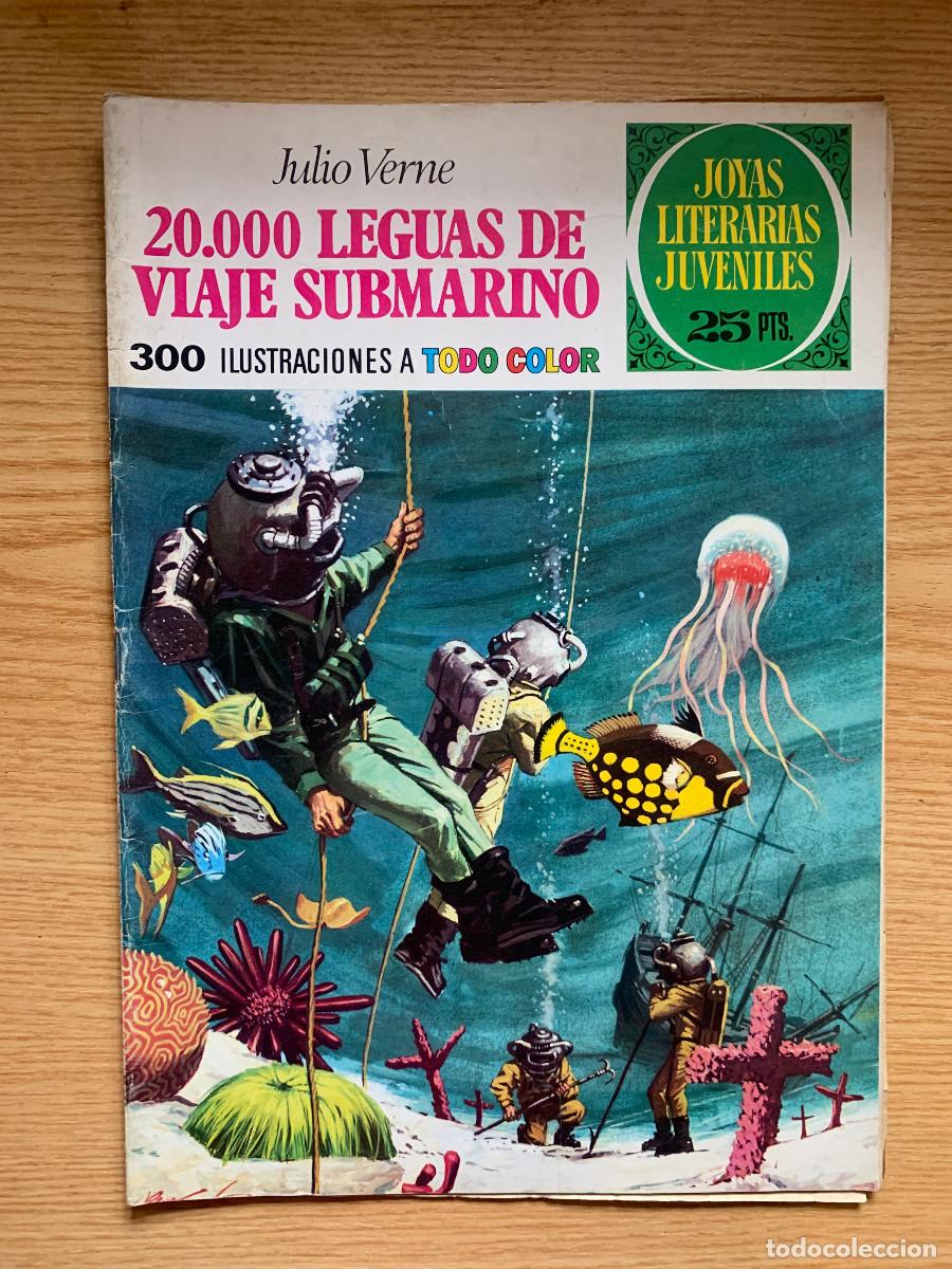 Tebeos: Joyas Litararias n&ordm; 4: 20000 Leguas de Viaje Submarino - D3 Excelente Estado