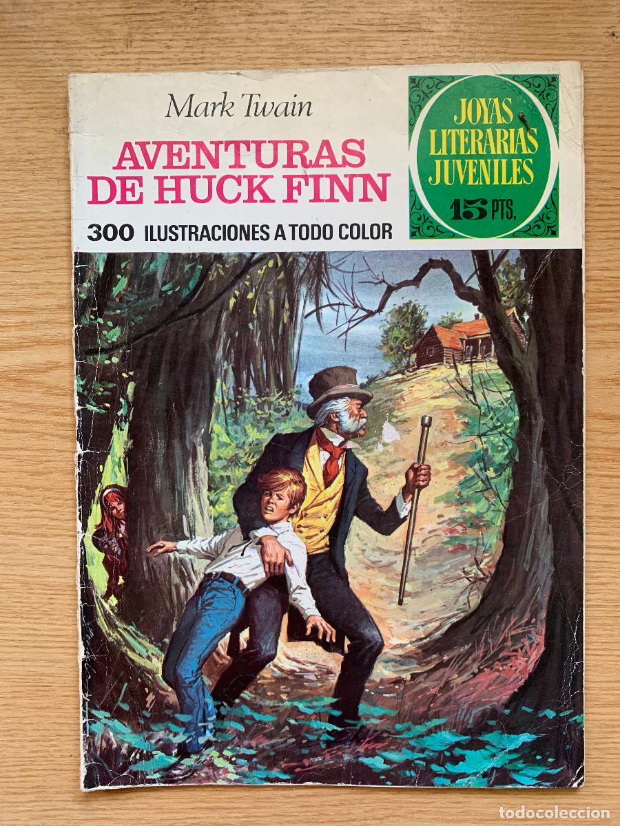 Tebeos: Joyas Literarias Juveniles n&ordm; 40: Aventuras de Huck Finn - 1&ordf; Edici&oacute;n 1970