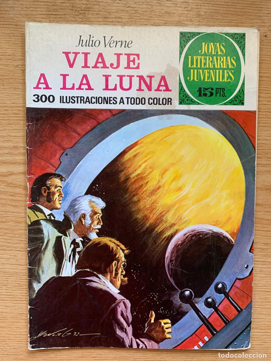Tebeos: Joyas Literarias Juveniles n&ordm; 72: Viaje a la Luna - D2 1&ordf; Edici&oacute;n 1973
