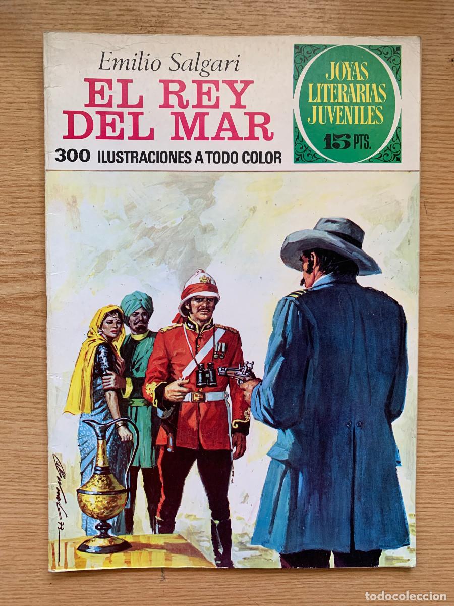 Tebeos: Joyas Literarias Juveniles n&ordm; 76: El Rey del Mar - 1&ordf; Edici&oacute;n 1973 - D1 Excelente Estado