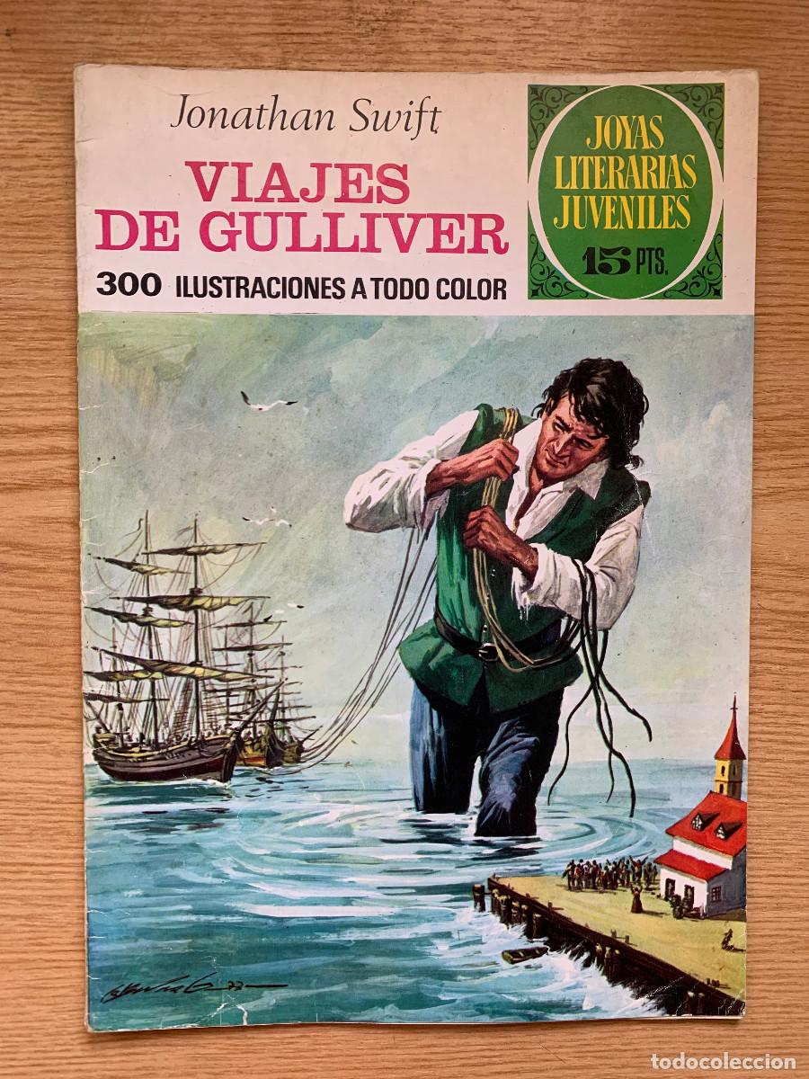 Tebeos: Joyas Literarias Juveniles n&ordm; 105: Viajes de Gulliver - 1&ordf; Edici&oacute;n 1974 - Muy Buen Estado
