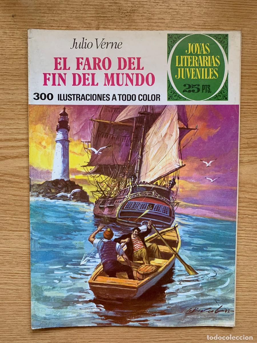 Tebeos: Joyas Literarias Juveniles n&ordm; 91: El Faro del Fin del Mundo - Excelente Estado