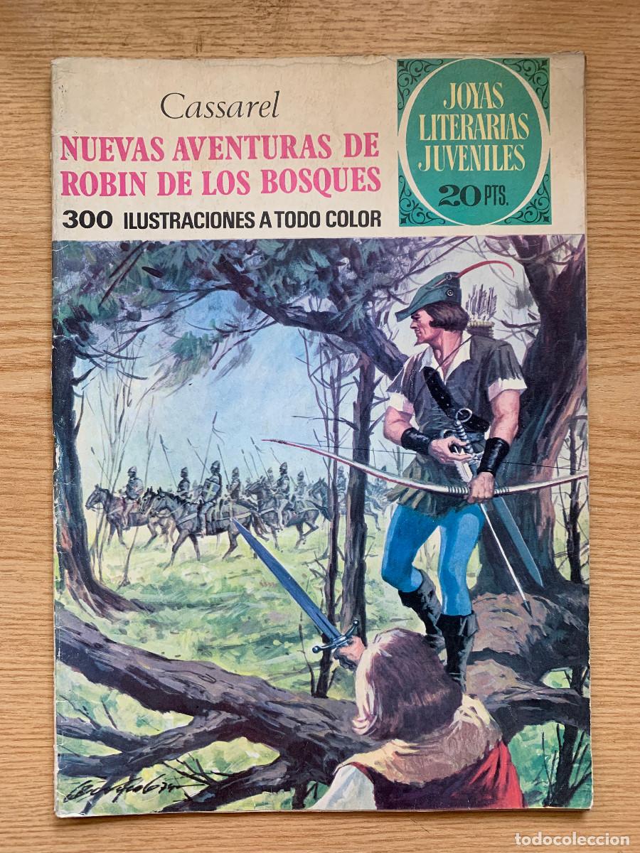 Tebeos: Joyas Literarias Juveniles n&ordm; 119: Nuevas Aventuras de Robin de los Bosques - 1&ordf; Edici&oacute;n 1974