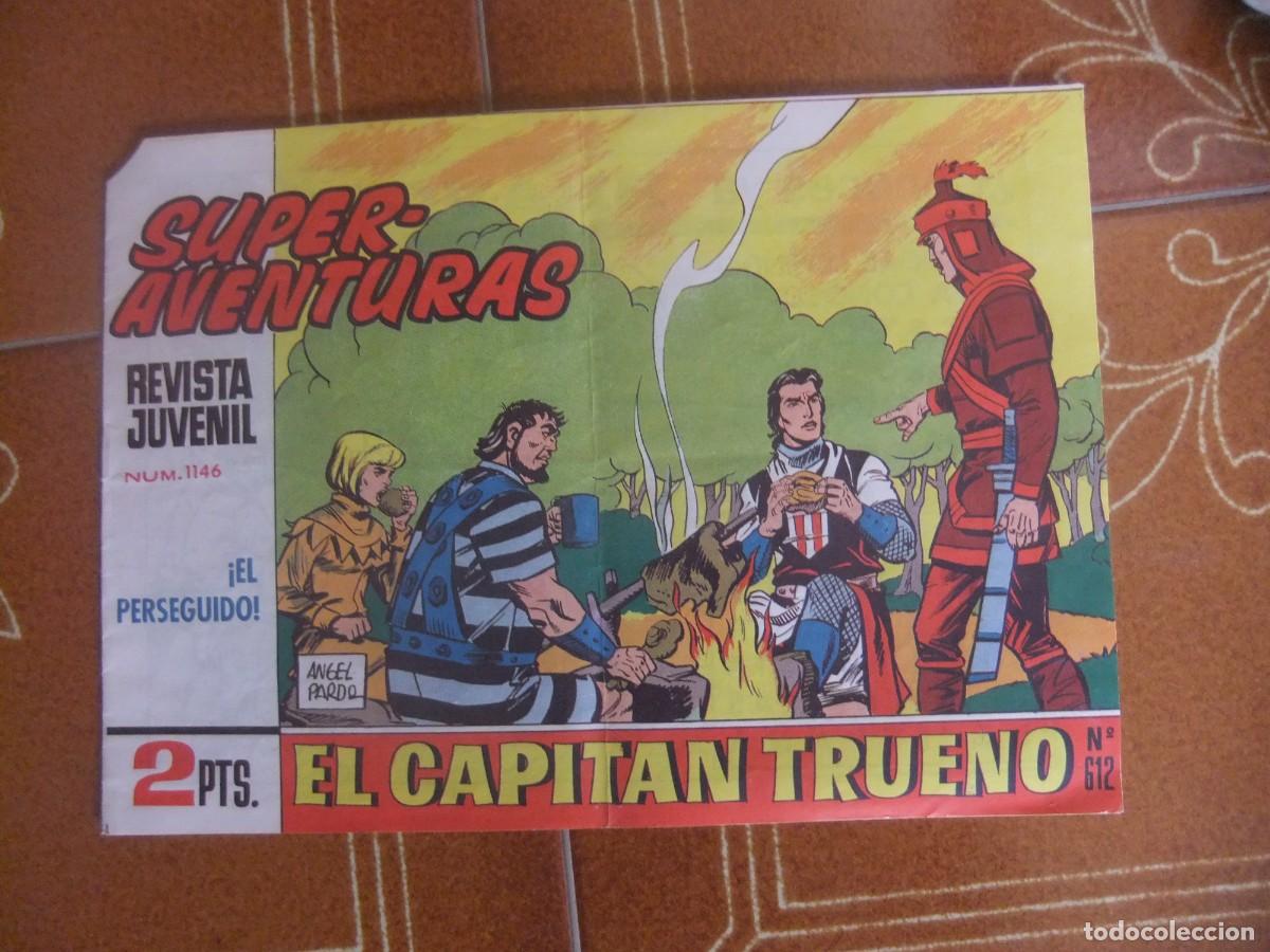 Tebeos: EL CAPITAN TRUENO N&ordm; 612 EL PERSEGUIDO BRUGUERA