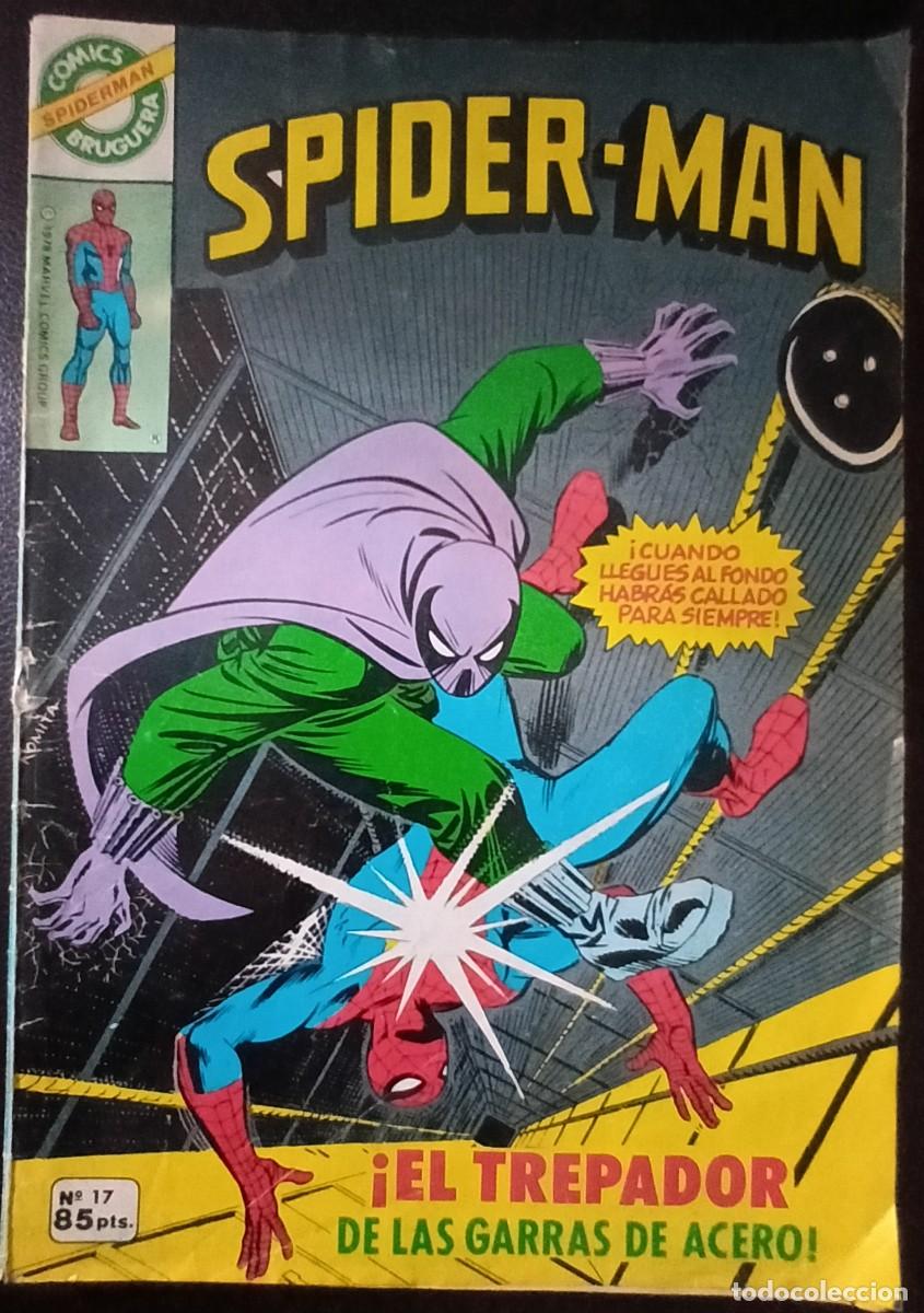 Tebeos: SPIDER-MAN-COMICS BRUGUERA- N&ordm; 17 -&iexcl;CONTRA EL TREPADOR!-J. ROMITA-1981-REGULAR-DIF&Iacute;CIL-VEA-LEA-1484