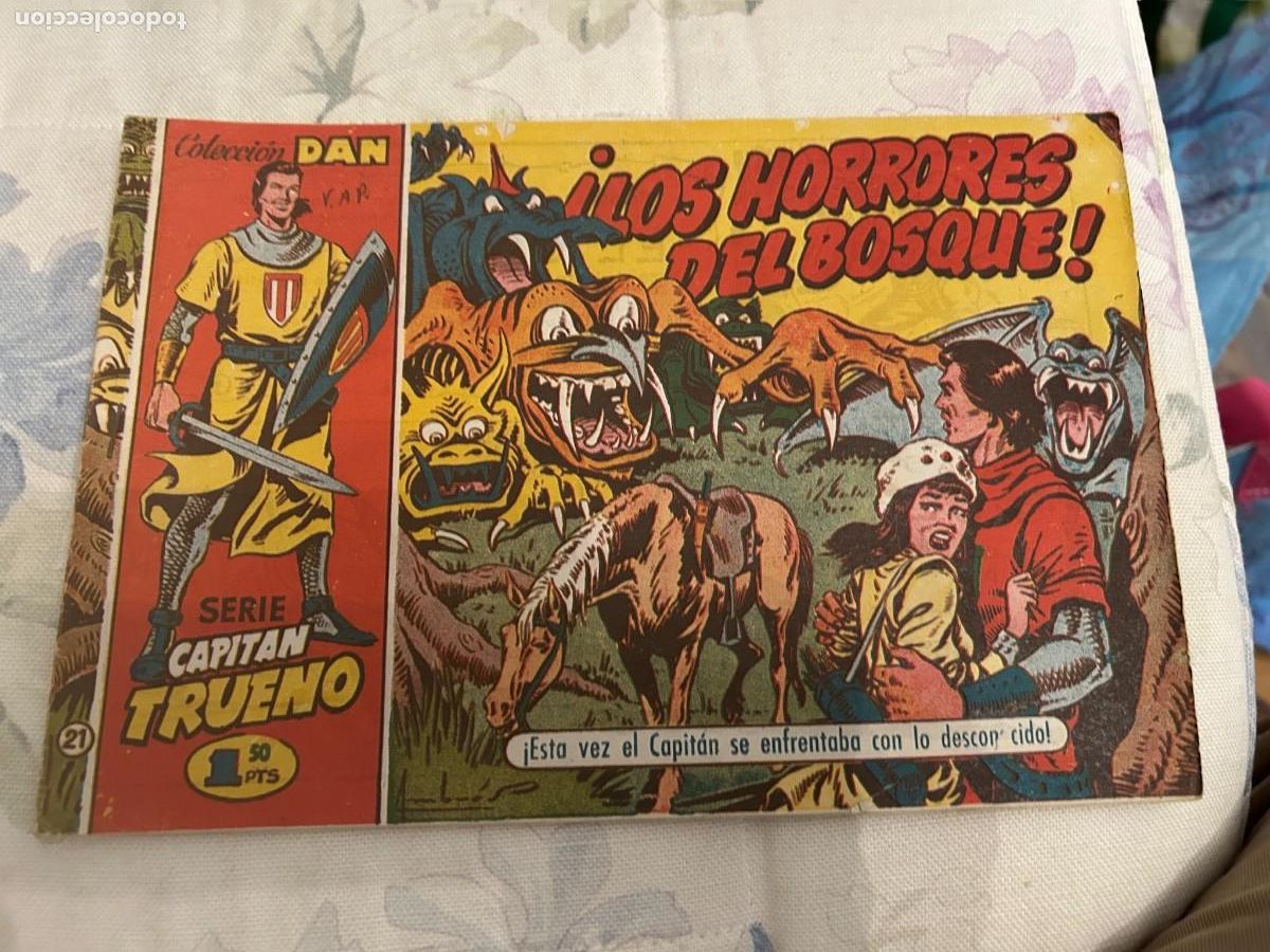 Tebeos: capitan trueno n&ordm; 21 buen estado