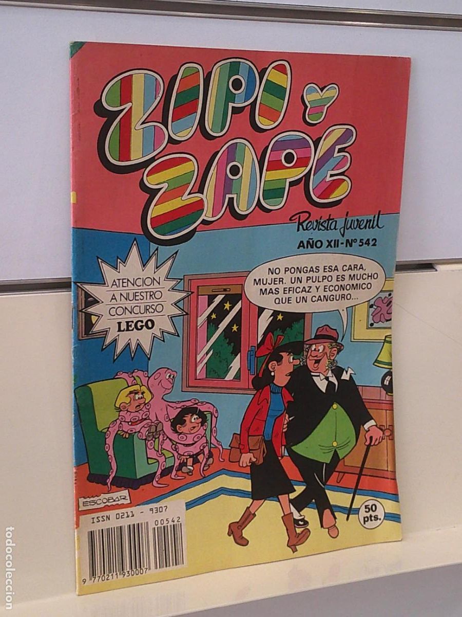 Tebeos: ZIPI Y ZAPE N&ordm; 542 - BRUGUERA