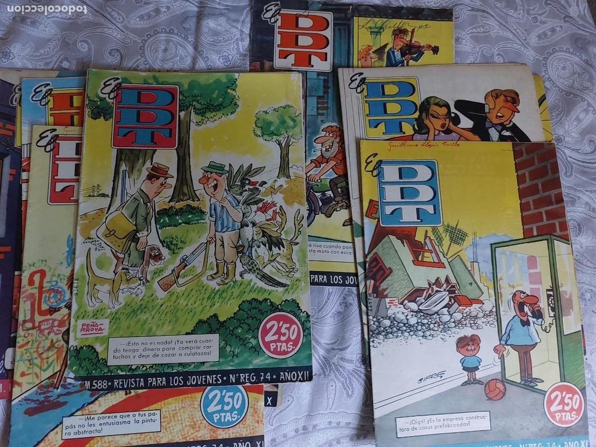 Tebeos: DDT. 12 EJEMPLARES. A&Ntilde;O IV--VII- IX-X-XI-XII