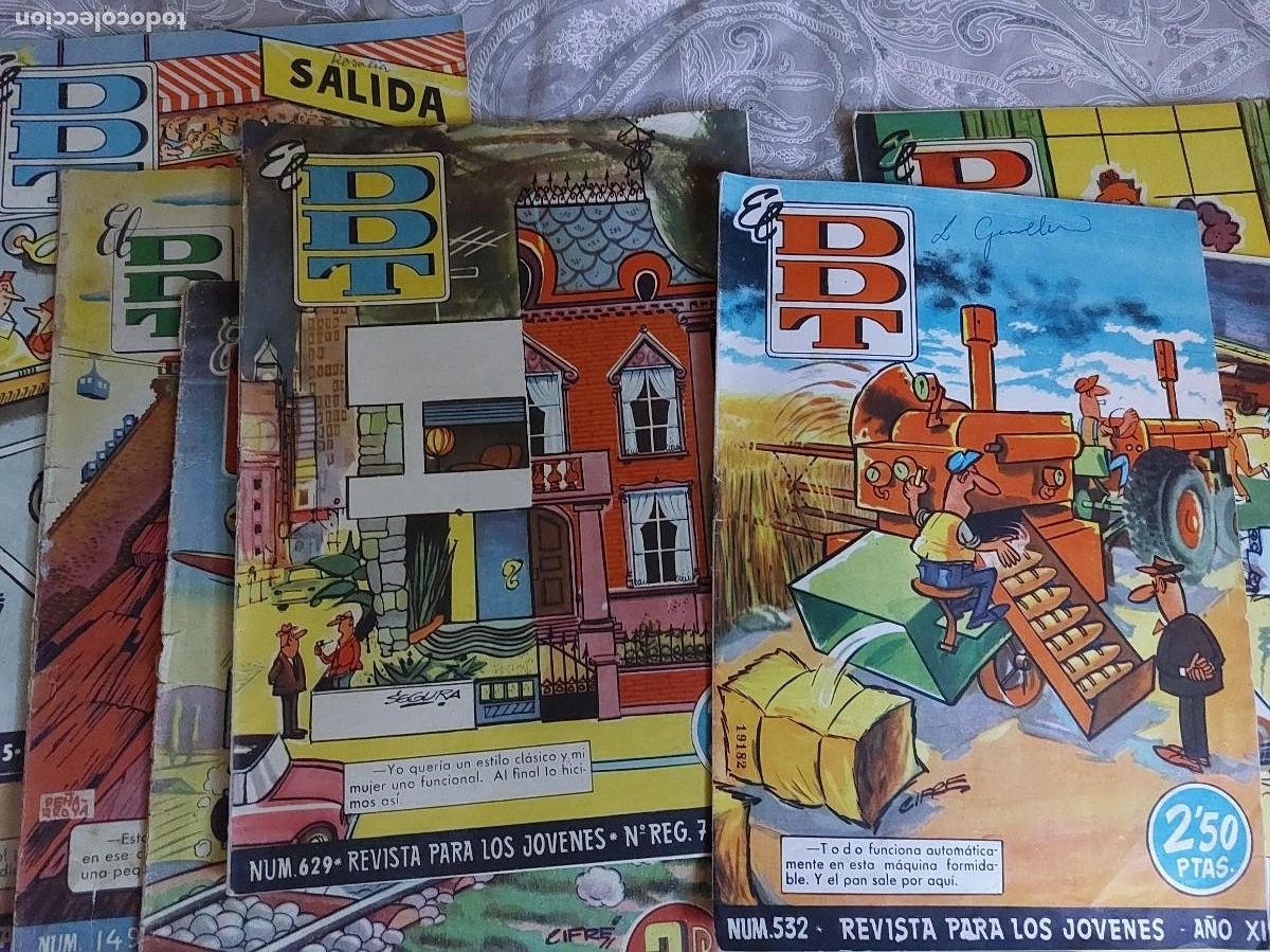 Tebeos: DDT. 7 EJEMPLARES. A&Ntilde;O IV--VI-XI-XIII