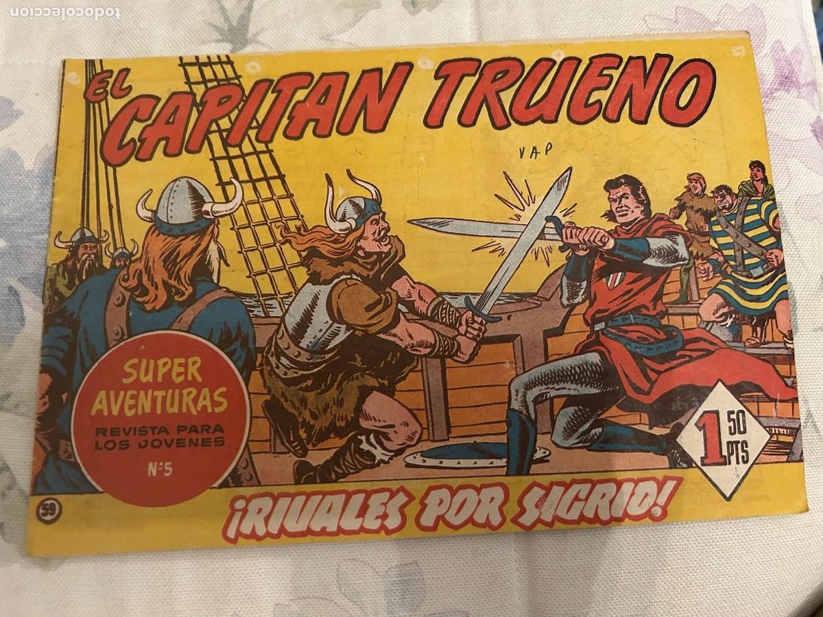 Tebeos: capitan trueno n&ordm; 59 buen estado