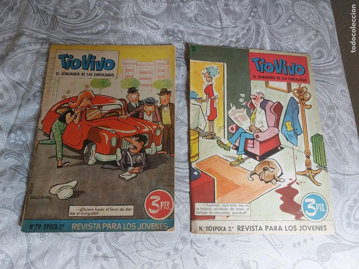 Tebeos: TIO VIVO. 2 N&Uacute;MEROS 79 Y 110. &Eacute;POCA 2&ordf;.