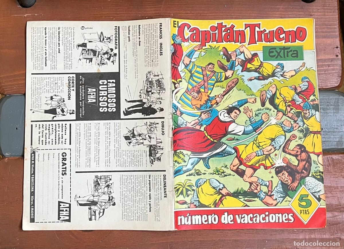 Tebeos: COMIC CAPITAN TRUENO ORIGINAL EXTRA NUMERO DE VACACIONES 1961