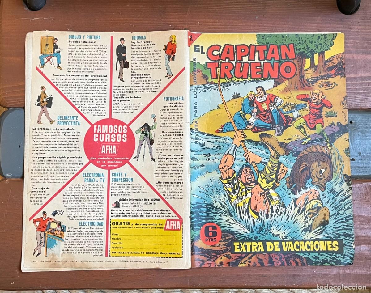 Tebeos: COMIC CAPITAN TRUENO ORIGINAL EXTRA DE VACACIONES 1964