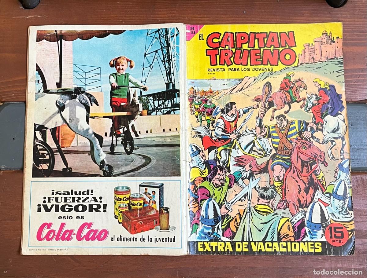 Tebeos: COMIC CAPITAN TRUENO ORIGINAL EXTRA DE VACACIONES 1965